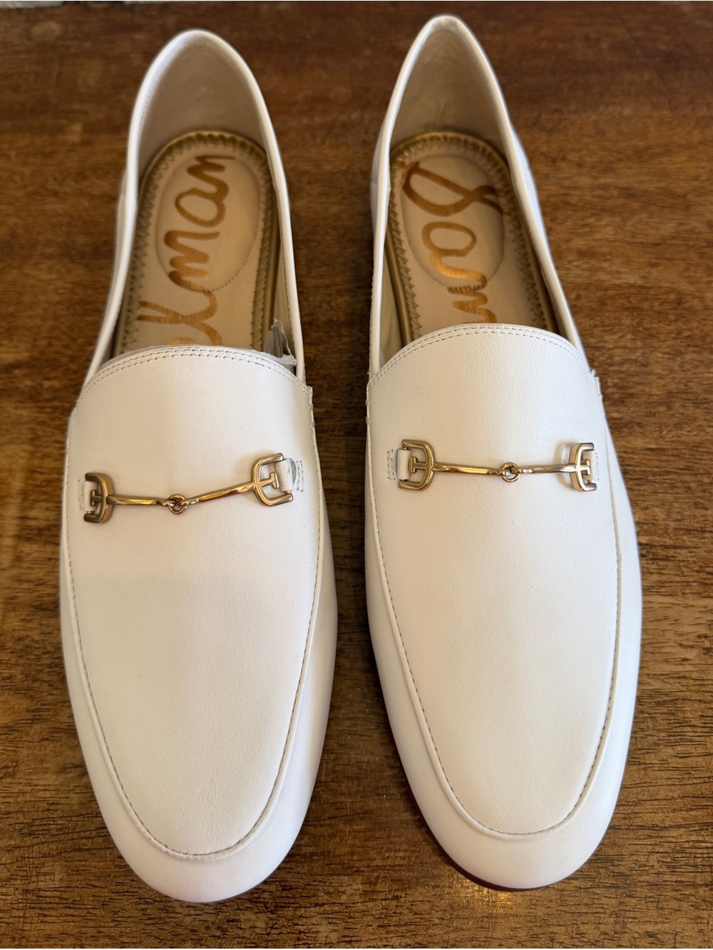 🌻NEW NWOT Sam Edelman Bright White "Loraine" Loafer Women's Size 11 - Picture 9 of 9